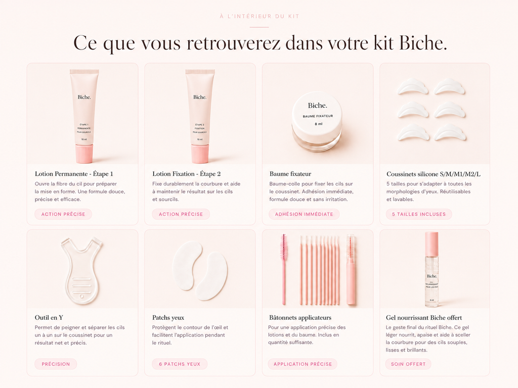 Biche - Kit rehaussement Cils & Sourcils