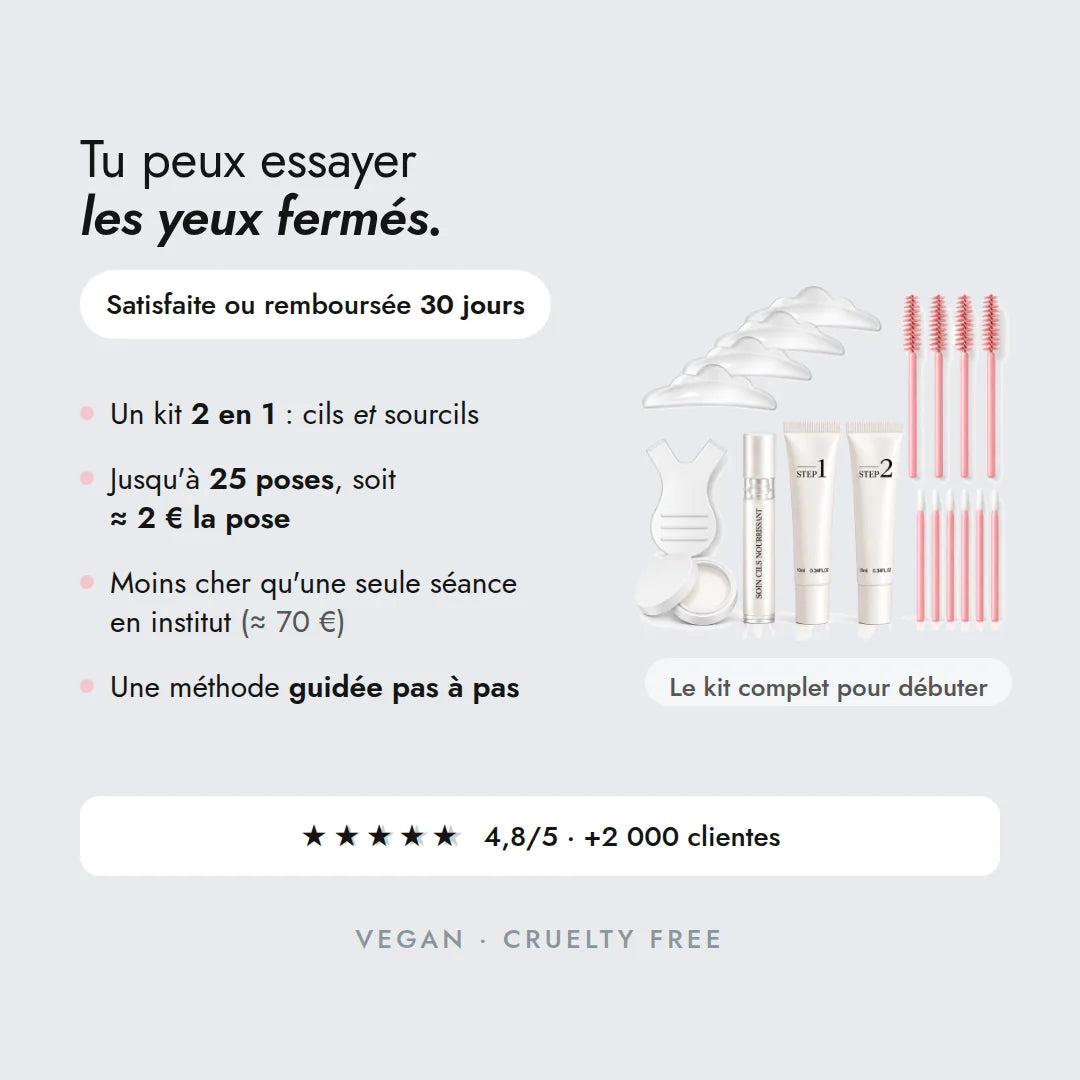 Kit rehaussement de cils